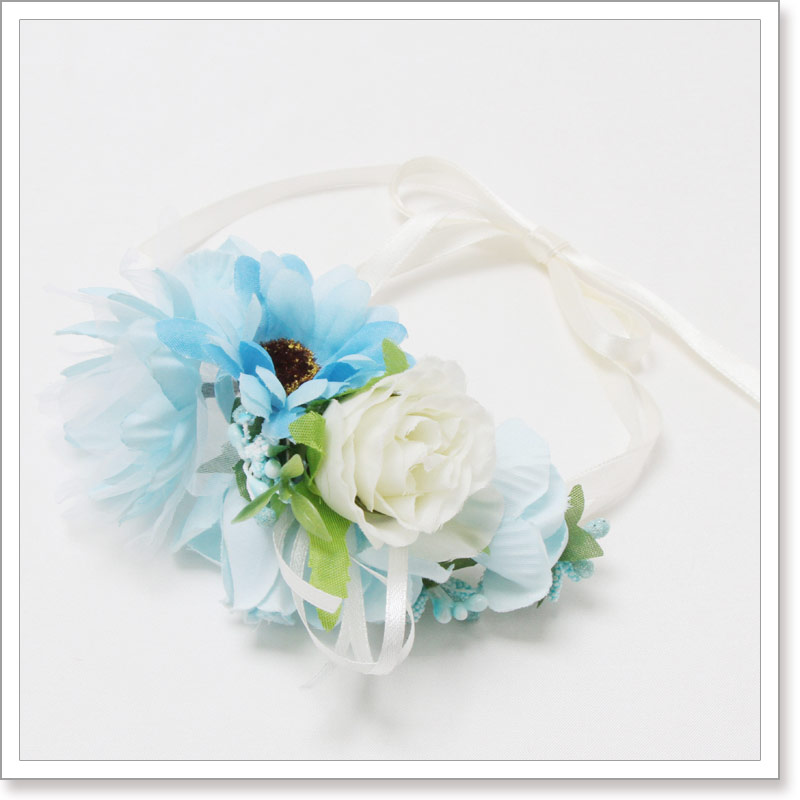 リング ブーケ ブルー