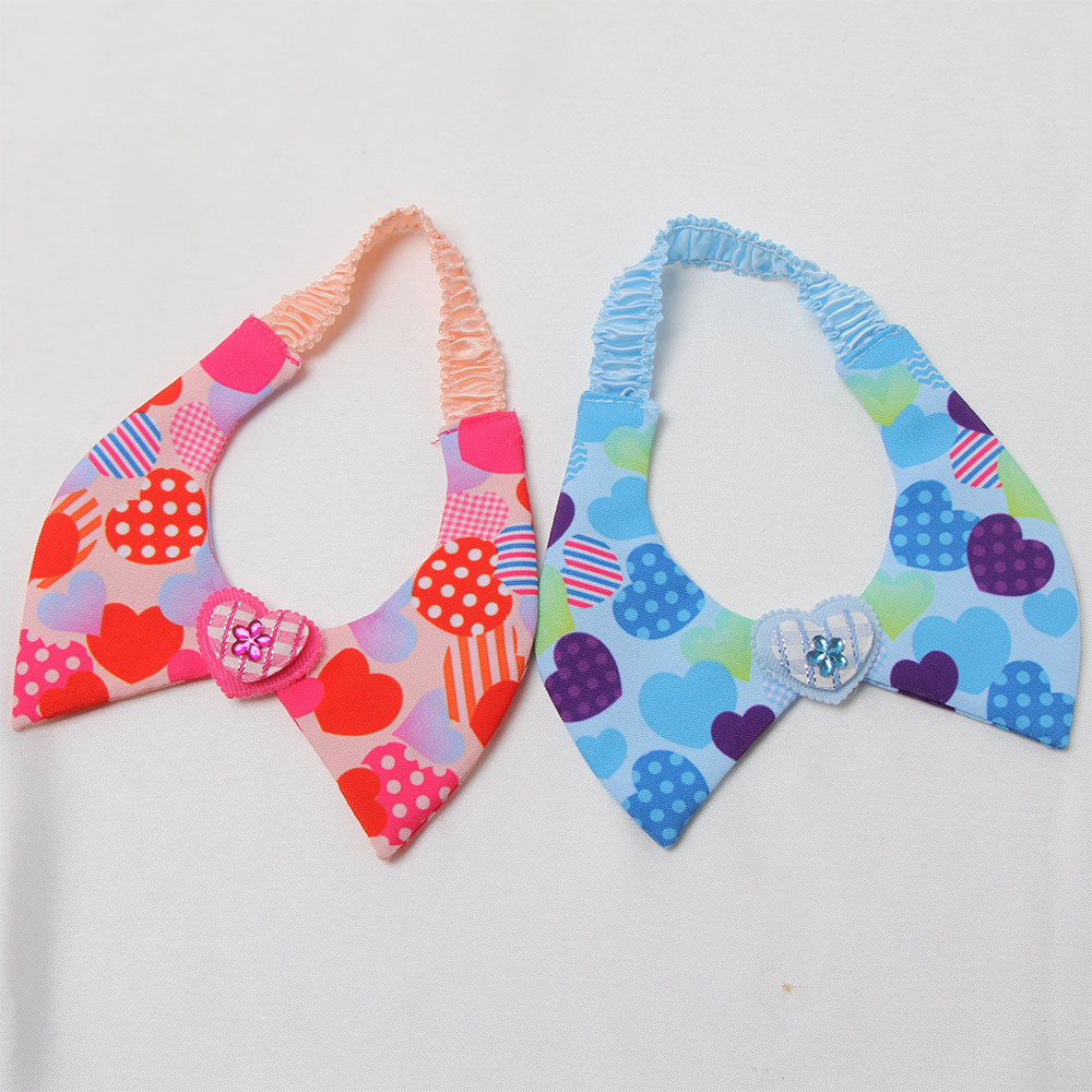 ネック カラー ハート 5枚 SS/S/M （ SSサイズ ）