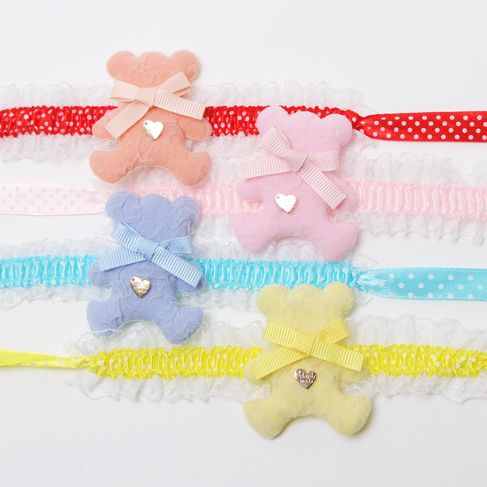 プリティー くまちゃん チョーカー 結ぶタイプ 10本