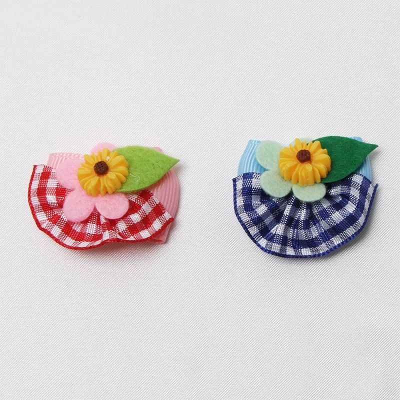 ひまわり エプロン リボン 50個