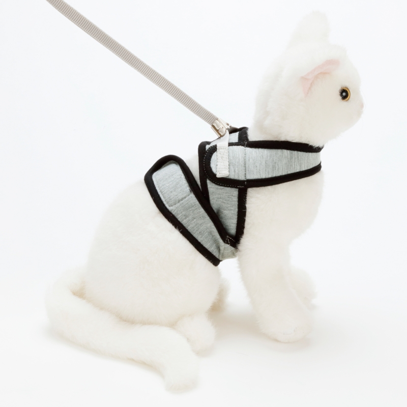 Any cat ハーネス シンプル Sサイズ グレー