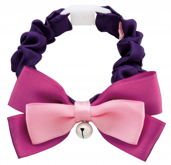 プレシャンテ キャット カラー シュシュ リボン パープル