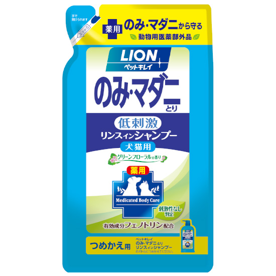 のみとり リンスインシャンプー グリーンフローラル 詰替 400ml