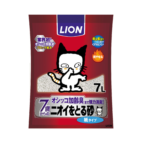 ペットキレイ ニオイをとる砂 7歳以上用 紙タイプ 7L