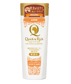 クイック&リッチ トリートメントインシャンプー 愛猫用 ノンフレグランス 200ml