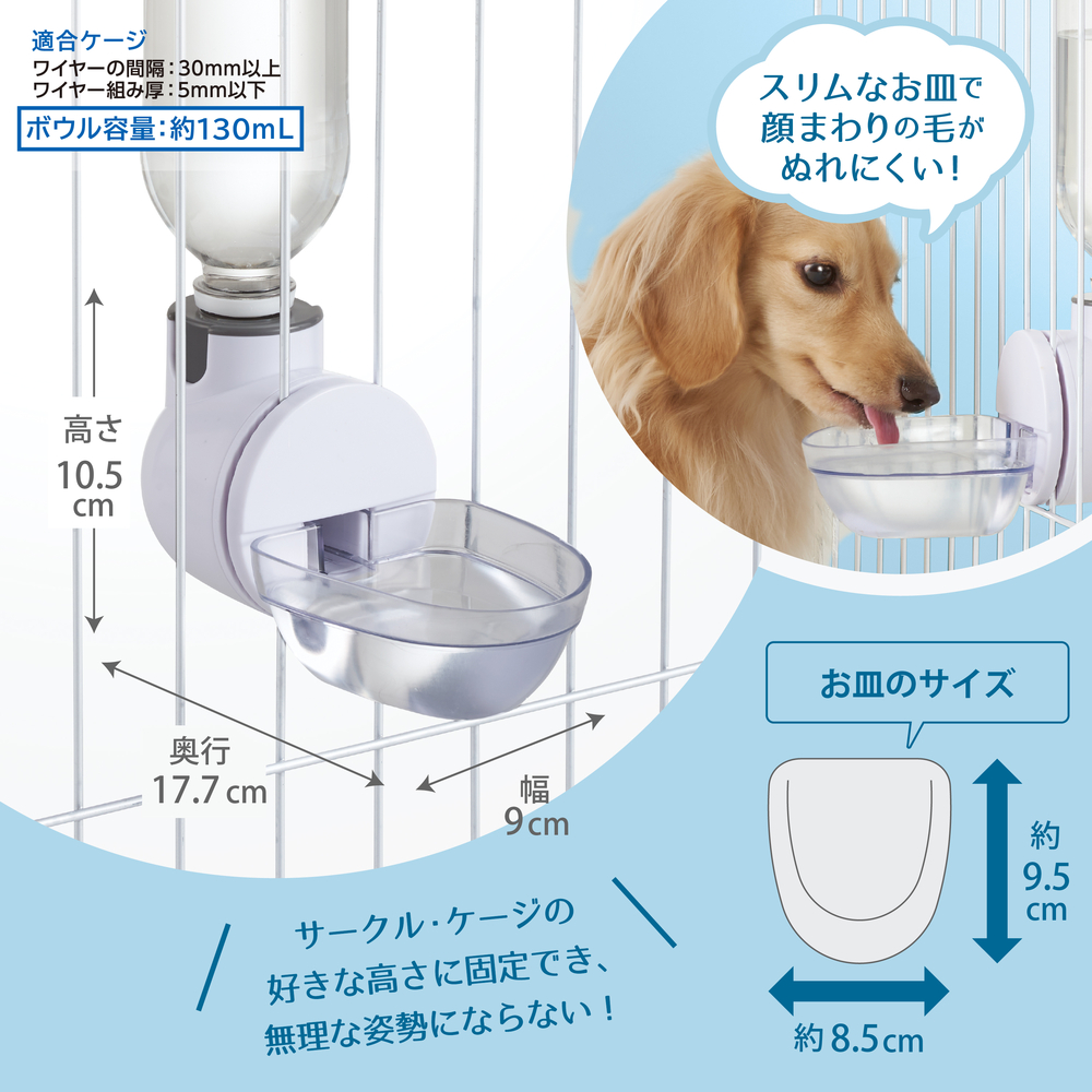 ピュアクリスタル ドリンクディッシュ D: （300）あにまるキャンパスオンラインストア
