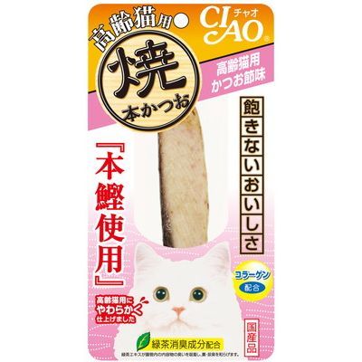 CIAO 焼本かつお 高齢猫用 かつお節味 1本