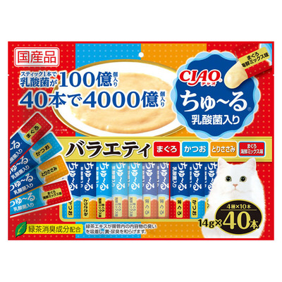 CIAO ちゅーる 乳酸菌入り バラエティ 40本入り