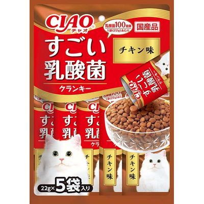CIAO すごい乳酸菌クランキー チキン味 22g×5袋