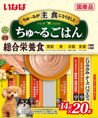 ちゅーるごはん とりささみ・チーズバラエティ 14g×20本