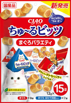 CIAO ちゅーるビッツ まぐろ バラエティ 12g×15袋