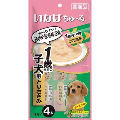INABA ちゅーる 1歳までの子犬用 とりささみ 14g×4本