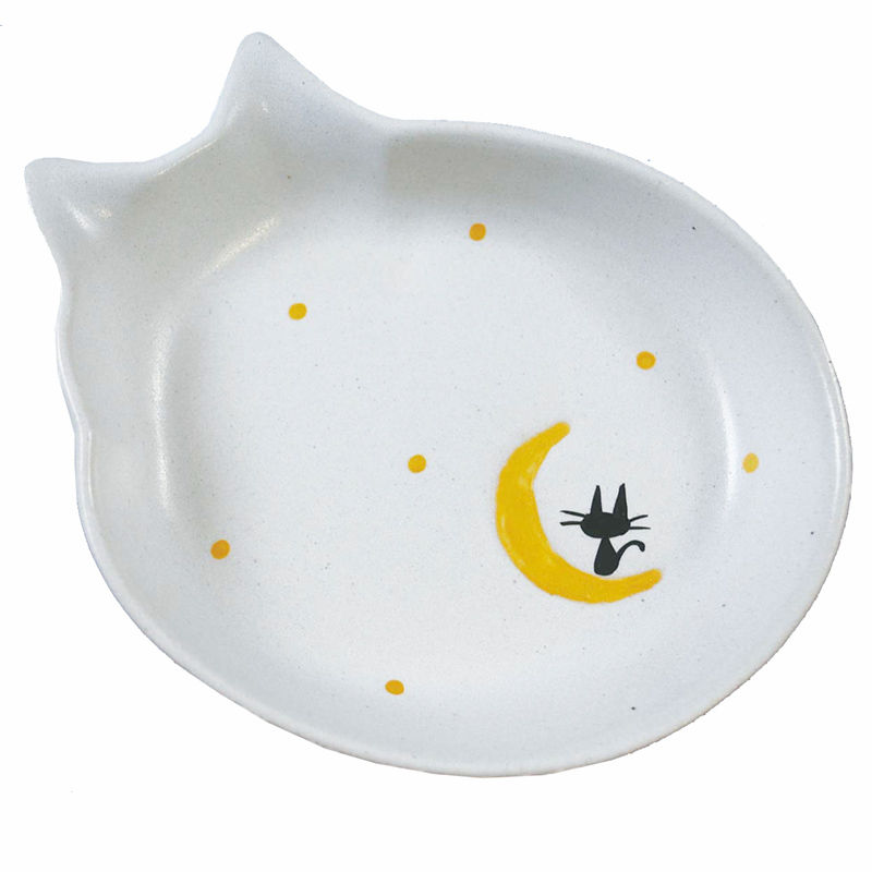 猫用食器 猫の耳 三日月