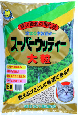 流せるスーパーウッディー大粒 6L