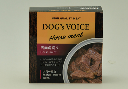 ドッグヴォイス 馬肉角切り缶 85g