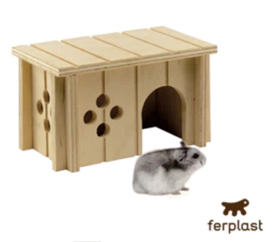 小動物用木製ハウス SIN 4641 ハムスター リス モルモット