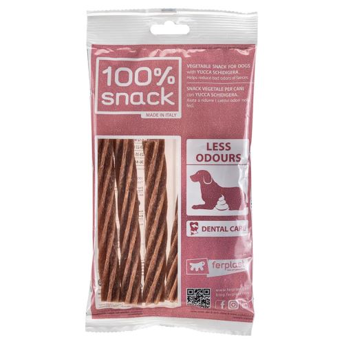 ferplast ベジタリアン デンタル スナック フジッリ ユッカ 6本