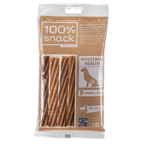 ferplast ベジタリアン デンタル スナック フジッリ ユーグレナ 6本