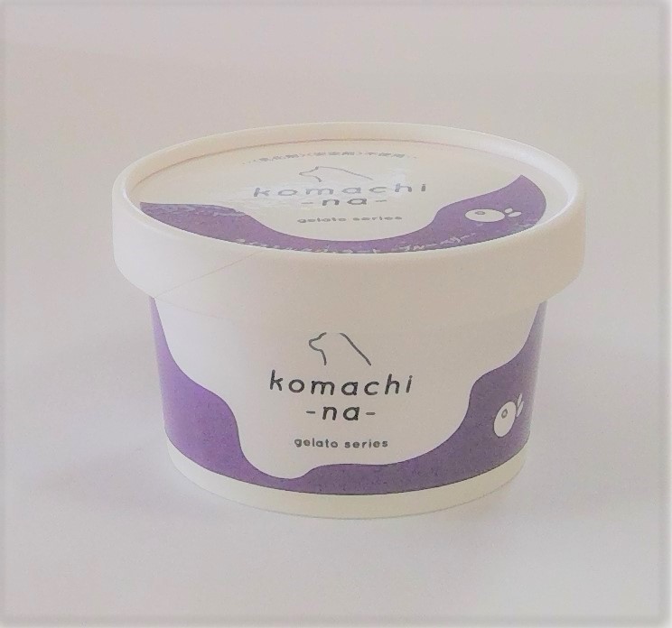 コマチナ あきたこまちのライスミルクジェラート ブルーベリー80ml