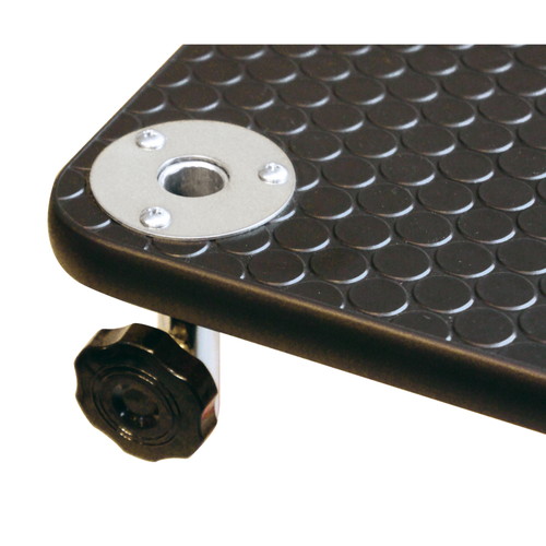 ステンレスアーム 80cm用 クランプ ノブ付