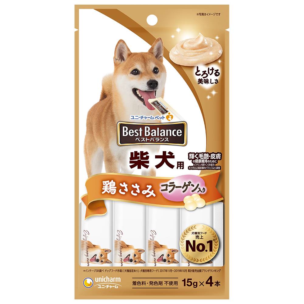 ベストバランス おやつ　柴犬用　ささみ入り 15g×4本