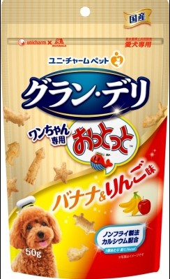 グラン・デリ ワンちゃん専用 おっとっと バナナ＆りんご味 50g