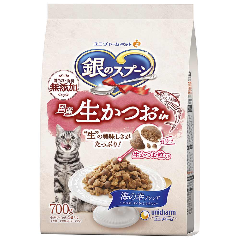 【3月31日終売予定】銀のスプーン 国産生かつおin　海の幸ブレンド 700g