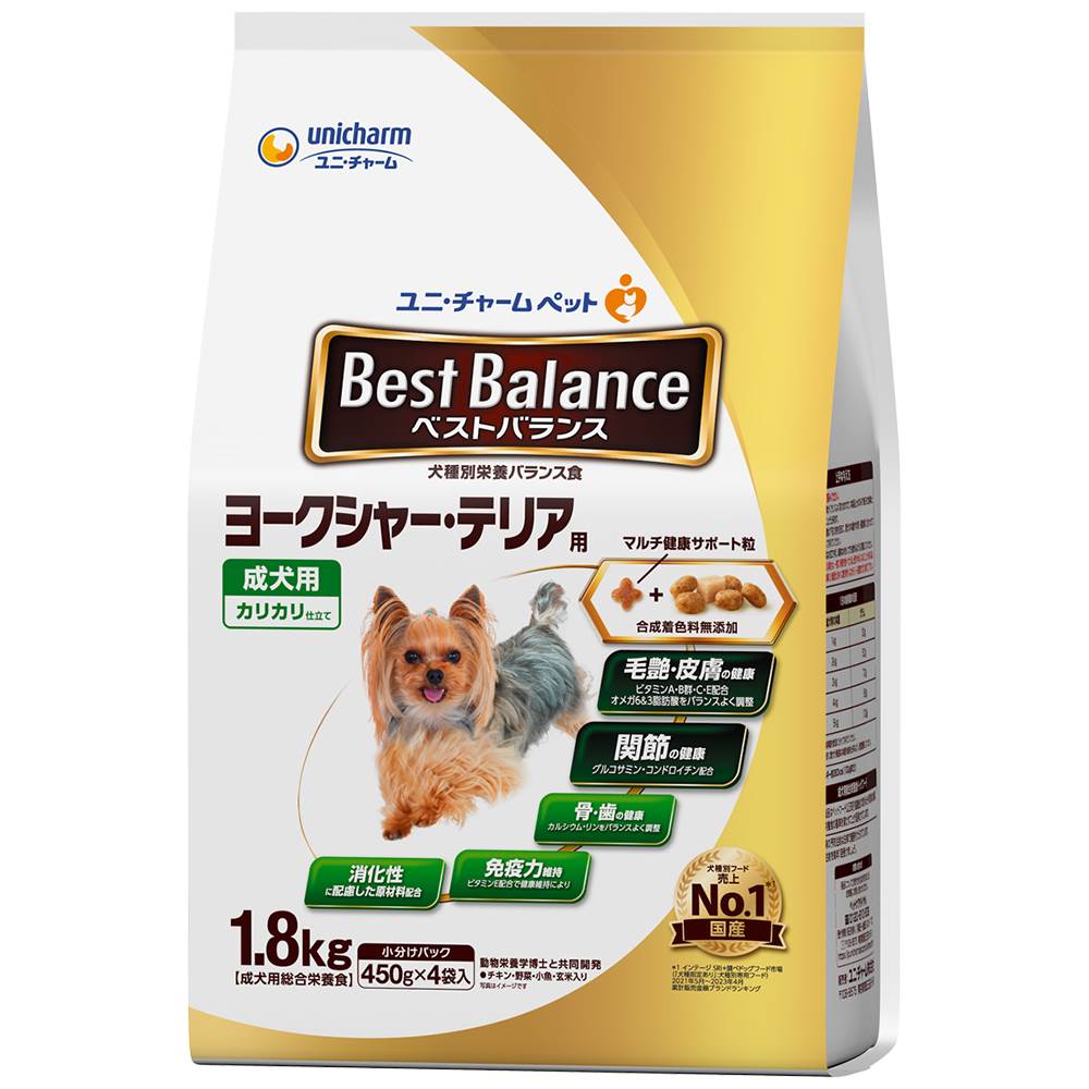 ベストバランス カリカリ仕立て　ヨークシャー･テリア用 1.8kg