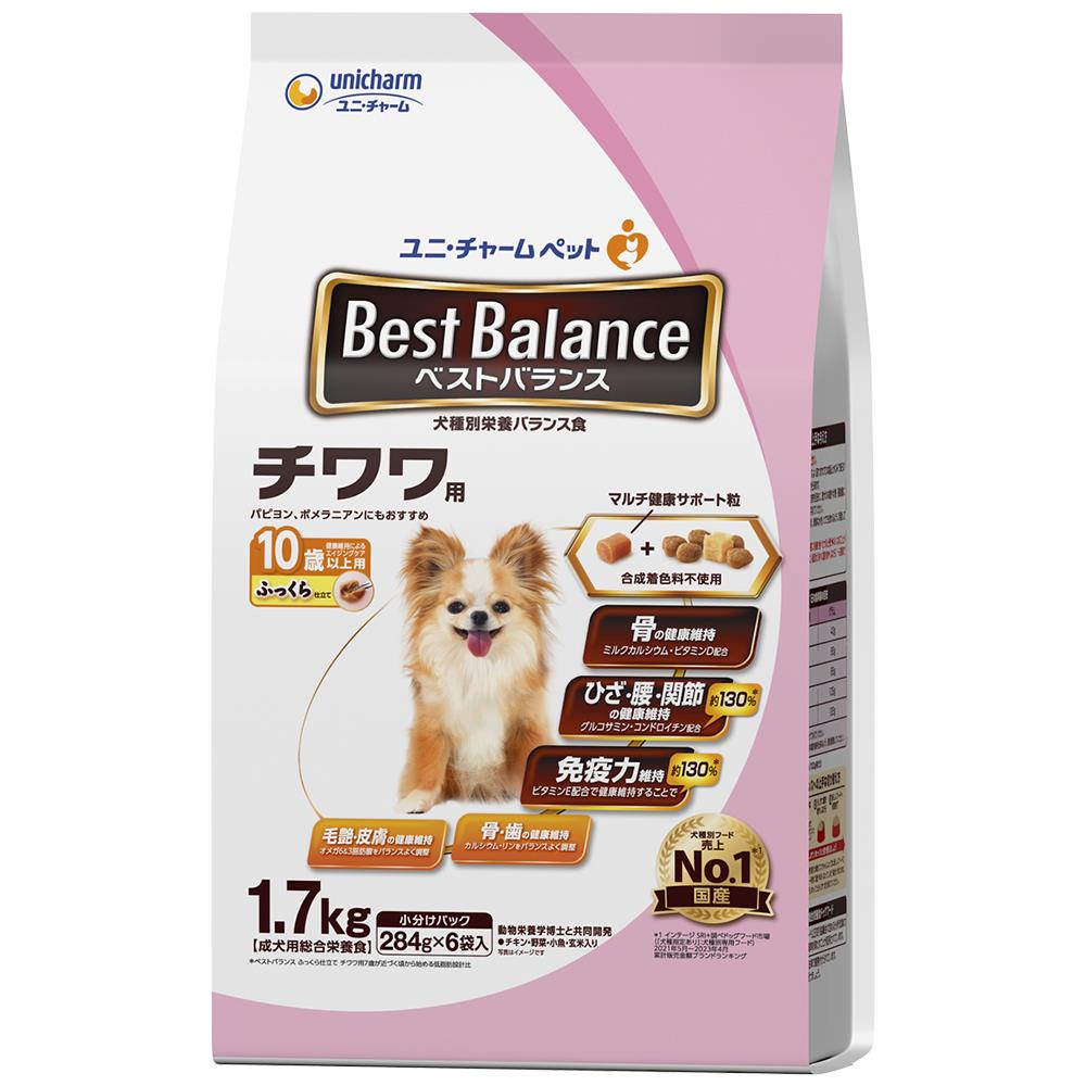 ベストバランス ふっくら仕立て　チワワ用　10歳以上用 1.7kg