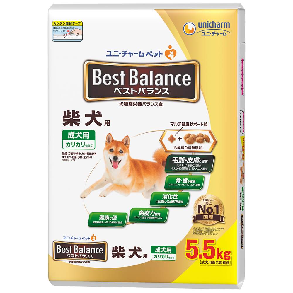 ベストバランス カリカリ仕立て　柴犬用 5.5kg