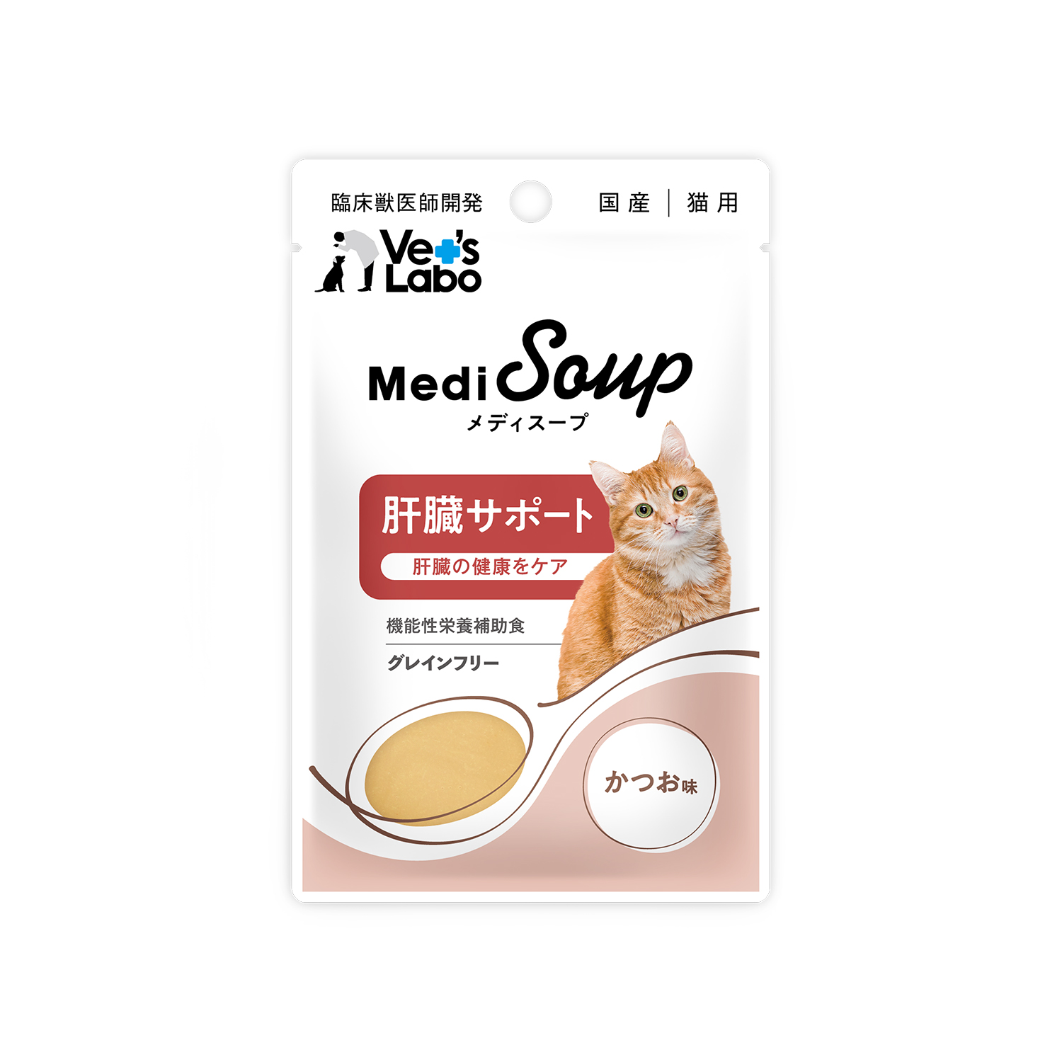 ＭｅｄｉＳｏｕｐ　猫用　肝臓サポート　かつお味４０ｇ