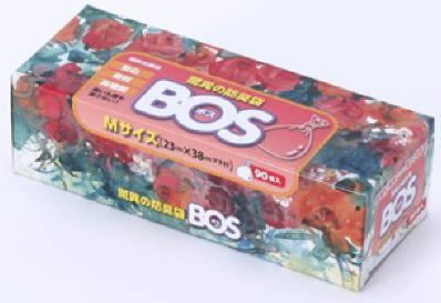 驚異の防臭袋BOS 箱型Mサイズ90枚入