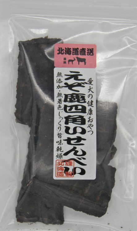 えぞ鹿 四角い せんべい 50g