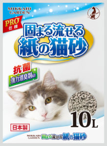 固まる 流せる 紙の猫砂 10L