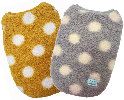 フリース もこドット カラシ DM