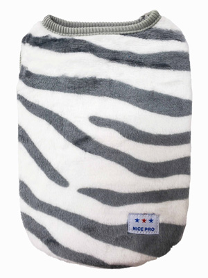 フリース ゼブラ グレー 各サイズ（SS）