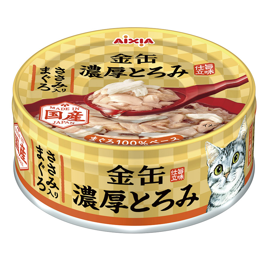 金缶 濃厚とろみ ささみ入り まぐろ70g