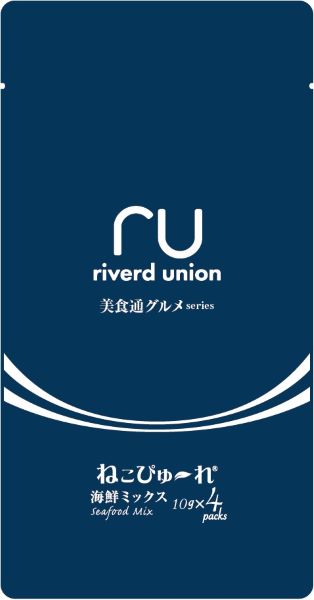 ねこぴゅーれ 美食通グルメseries 海鮮ミックス 10g×4本