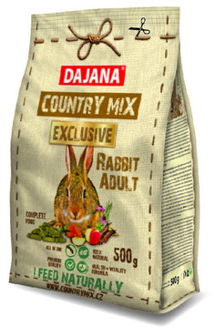 カントリーミックス EX ラビットフード アダルト 500g