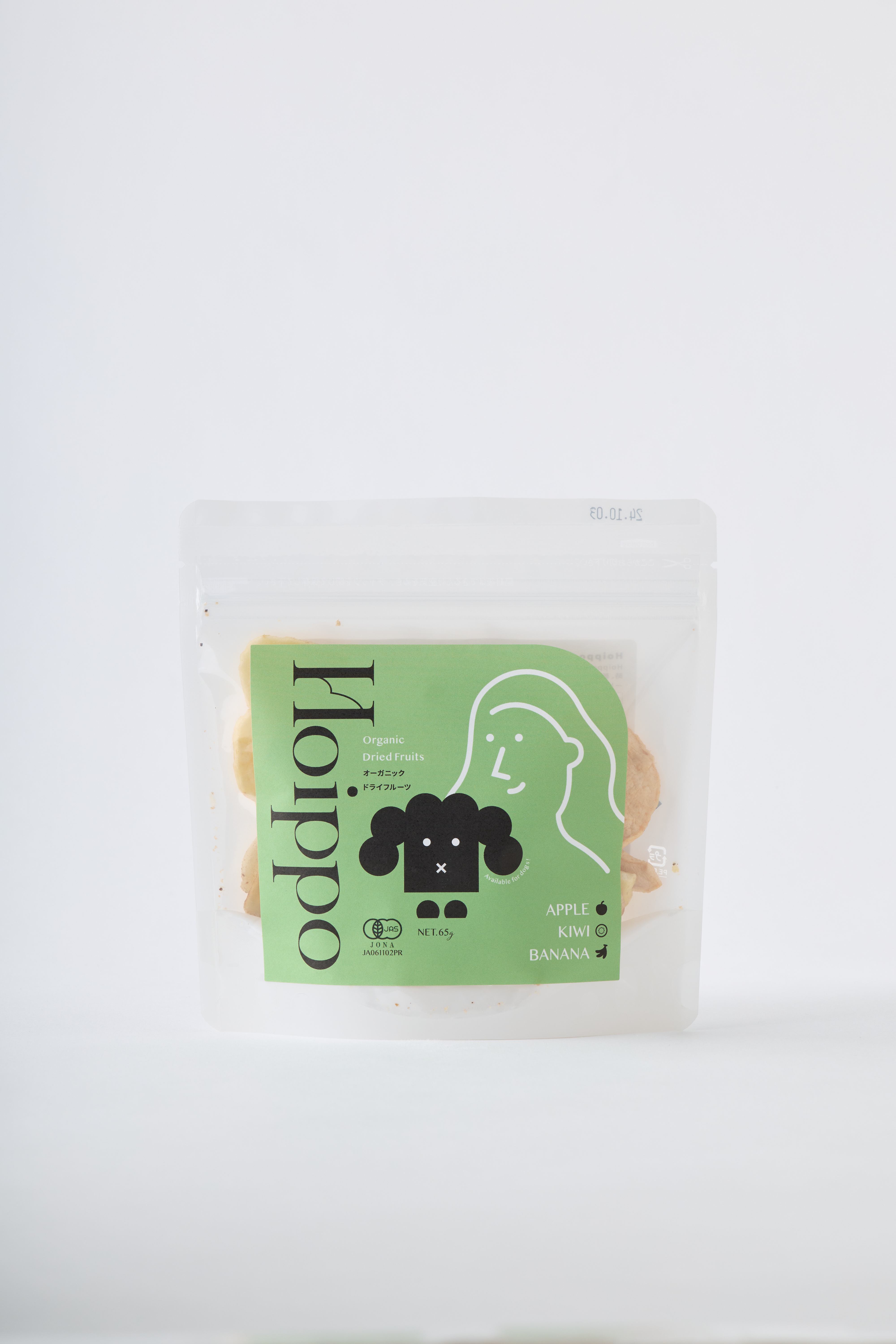 Hoippo オーガニックドライフルーツアソート （有機アップル・有機キウイ・有機バナナ） 65g