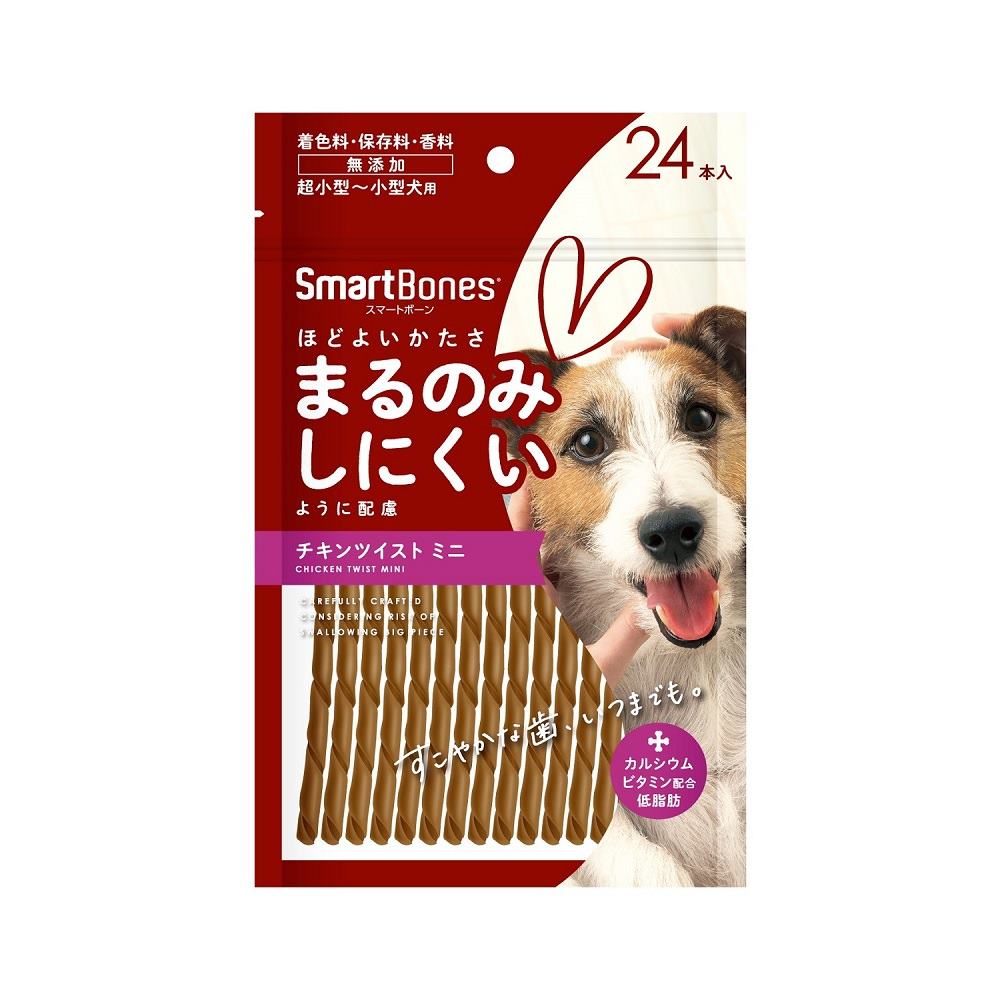 SmartBones スマートボーン チキンツイスト ミニ 24本入