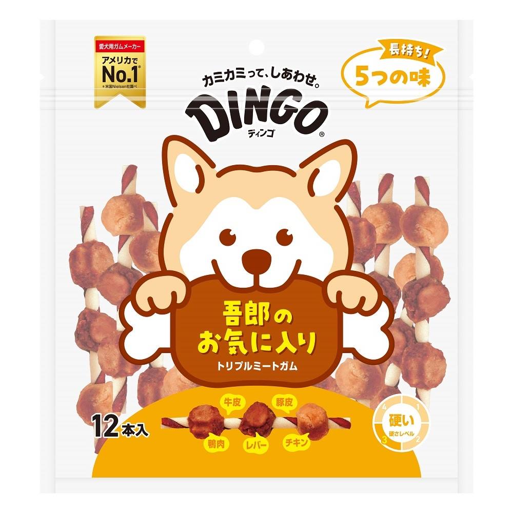 DINGO トリプルミートガム 12本入