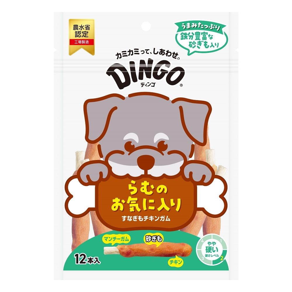 DINGO すなぎもチキンガム 12本入