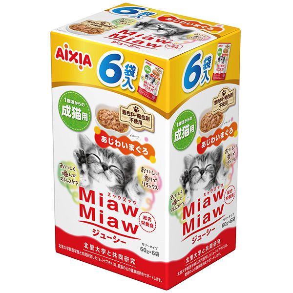 MiawMiaw ジューシー あじわいまぐろ 60g×6