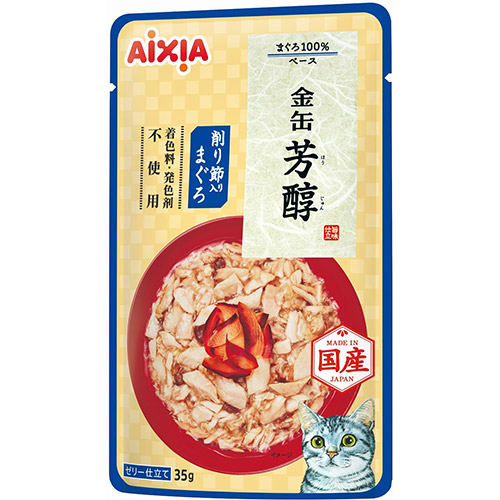 金缶 芳醇 削り節入りまぐろ35ｇ