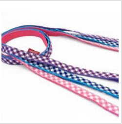 ギンガムチェックリード SS/S 各色 （ SSサイズ ピンク ）