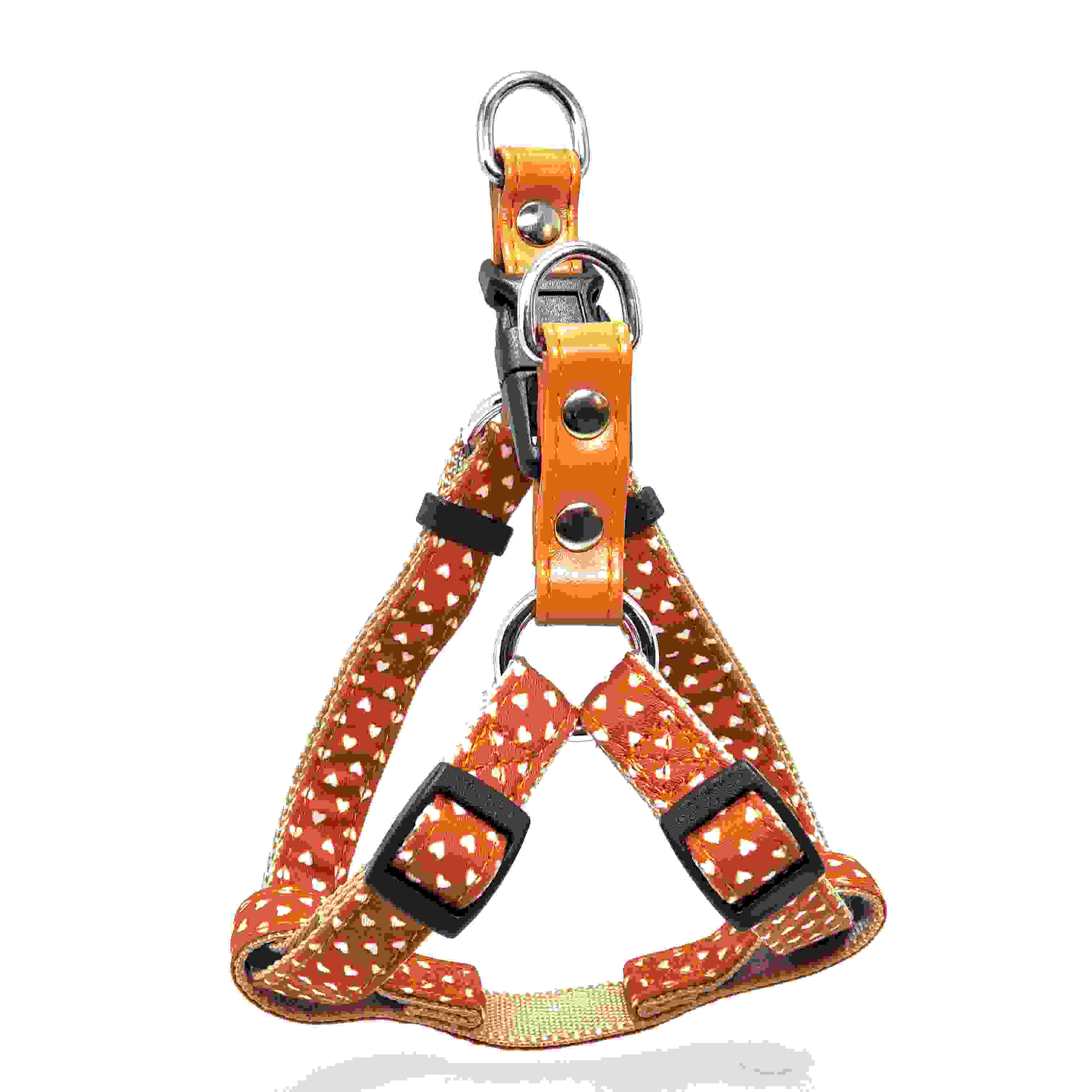 LEADOG プチハートカンタンハーネス M　ブラウン