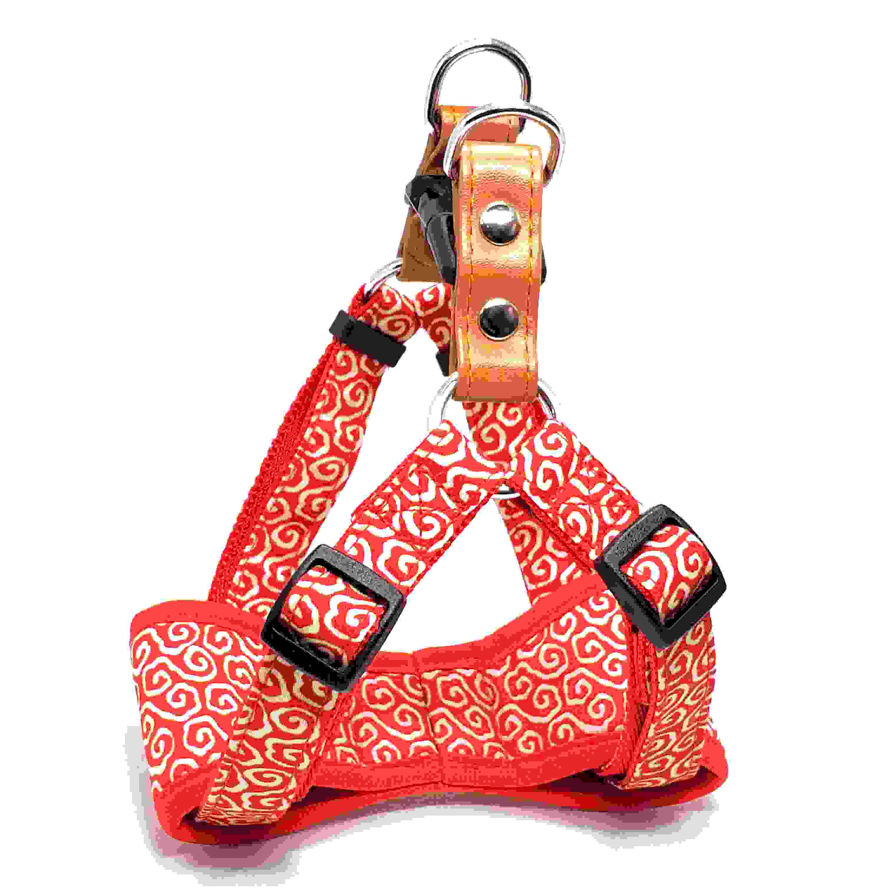 LEADOG 唐草カンタンソフトハーネス　L　レッド