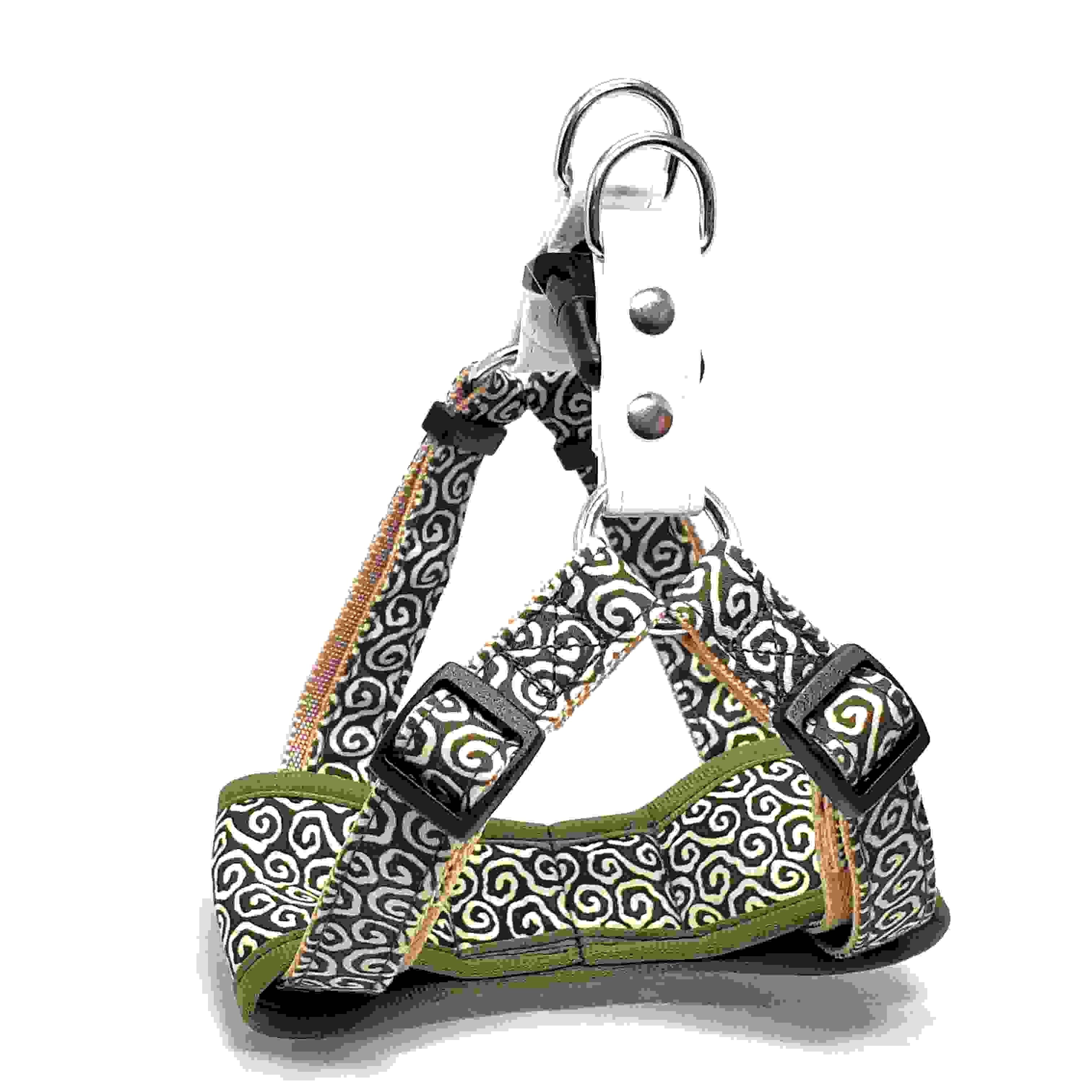 LEADOG 唐草カンタンソフトハーネス　L　オリーブ