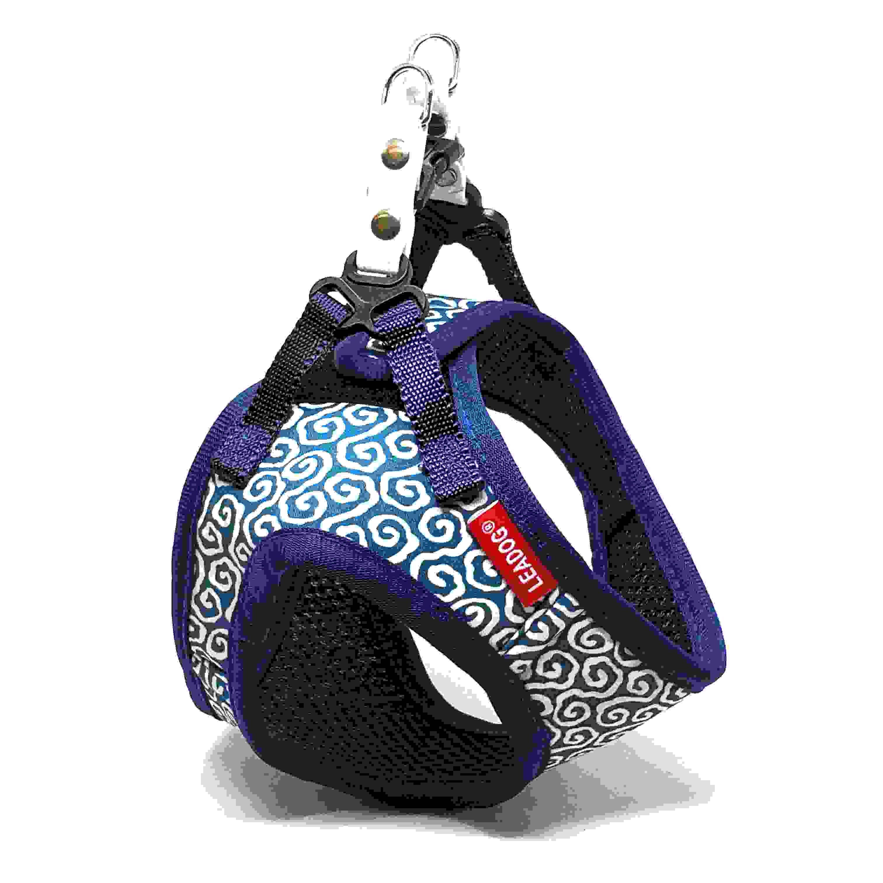 LEADOG 唐草ソフトハーネス　SM　ブルー